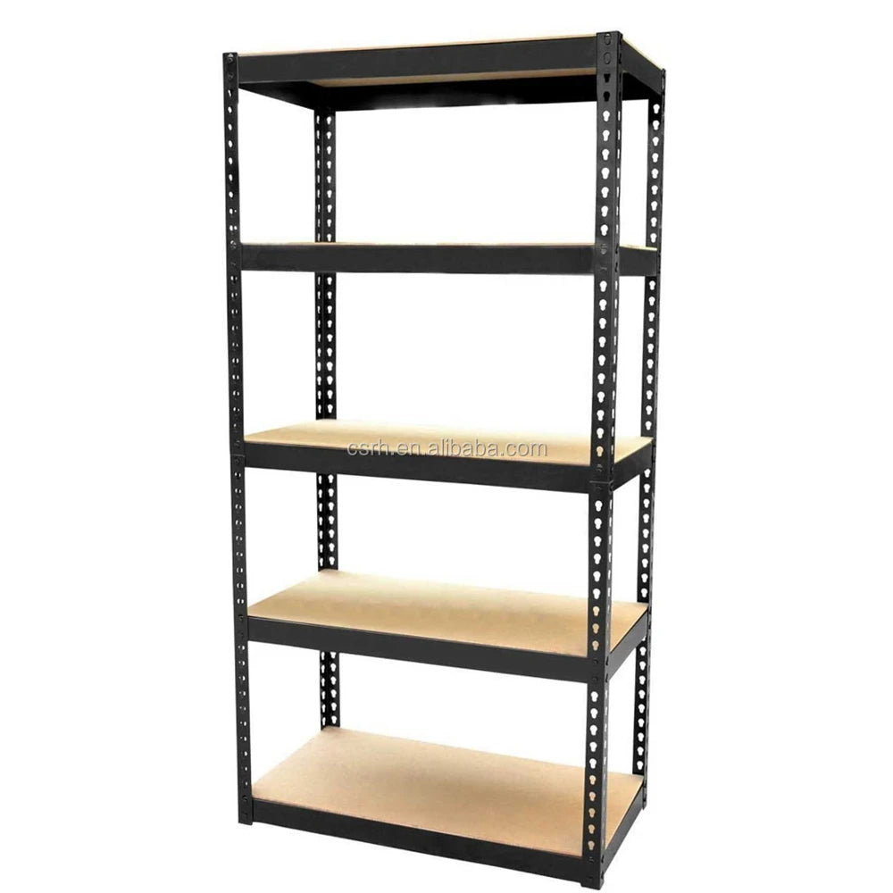 With MDF Layer Panel Size and Layers Can Be Customized Light Duty Boltless Angle Shelf