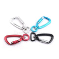 Hardware Swivel Carabiner for Dog Leash Aviation Aluminum 7075 Plain Finish High Breaking Load