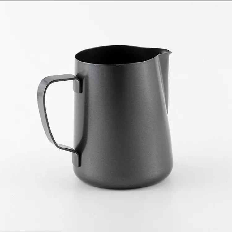 Top Selling Black Color Coating 304 Stainless Steel 1mm Thickness 250ml Coffee Pitcher Milk Jug