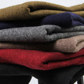 Inner Mongolian Ladies Winter Plain Color 50% Yak Wool 50% Lambs Wool Scarf Shawl Designer Custom logo Men Wool Luxury Jfmnr