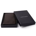 Custom Luxury Black Cardboard Paper Gift Box Glossy/Latte Lamination Embossing for Belt/Wallet Packaging for Luxury Wallets
