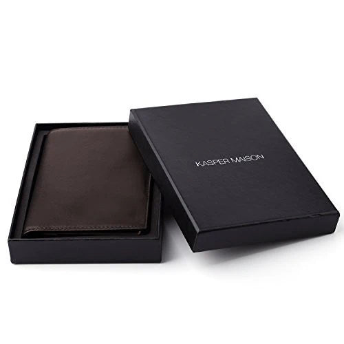 Custom Luxury Black Cardboard Paper Gift Box Glossy/Latte Lamination Embossing for Belt/Wallet Packaging for Luxury Wallets