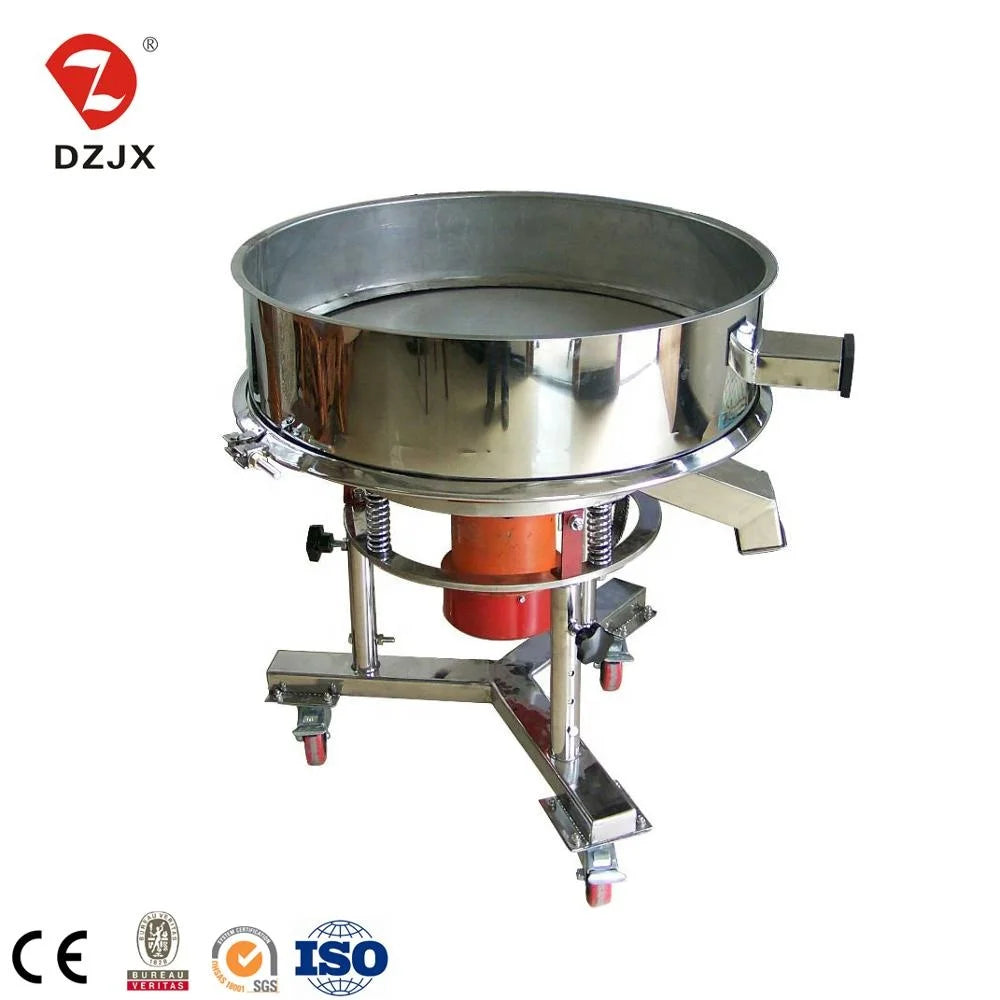 DZJX Small Size Xc Industrial Add Edge Vibration Screen Ceramic Slurry Vibrator Sifter for Liquid Vibrating Sieve for Pet Flakes MegaBDM