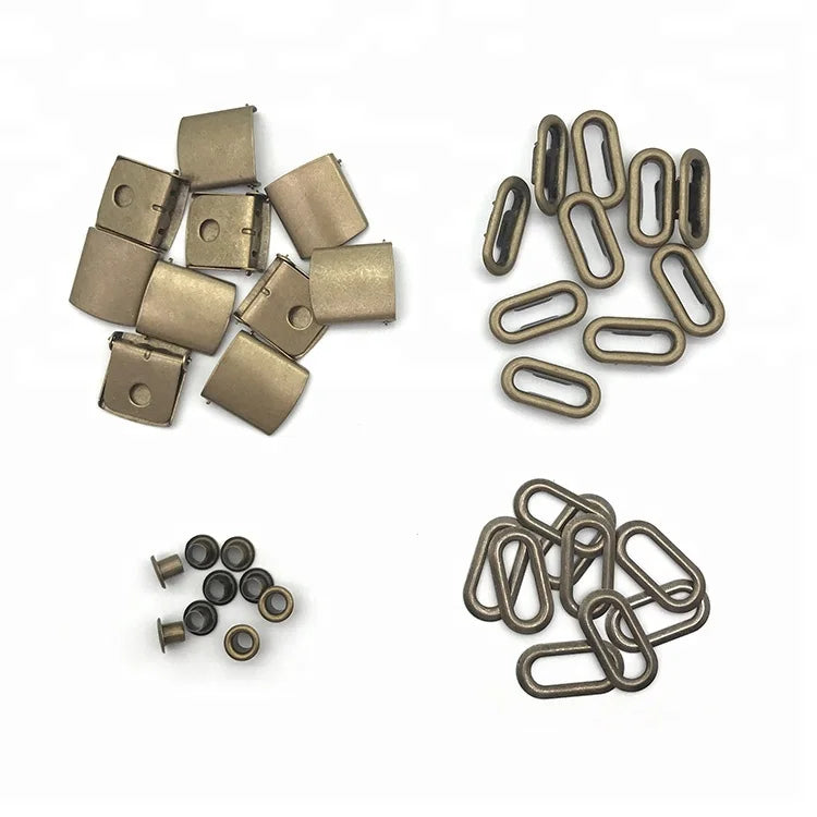 Wholesale Stock Adjuster Metal Sets Logo Customized Colors Plating Set Slide Clasp Adjustable Baseball Cap Hat Buckle