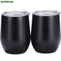 Wholesale  Tumbler Cups Stainless Steel Solid Cups 12oz Wine Cup With Slide Lid