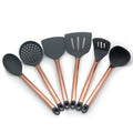 Kitchen Accessories Home and Kitchen Cookware Sets Stainless Steel Handle Silicone Utensil Spoon Turner Ladle