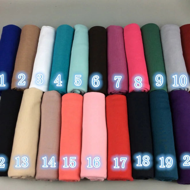 Latest Design Spring Dubai Factory Muslin Lady Wholesale Hijab Scarf MegaBDM