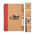 Promotional Custom Personalized Logo Gift Eco Friendly Spiral Recycled Notebook with Pen Set