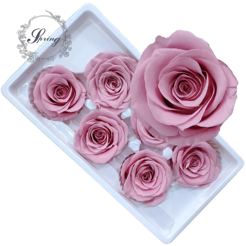 Wholesale High Quality 5-6cm Forever Roses Etern Flowers Preserved Roses for Flowers Box Mothers Day Gifts
