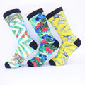 V&J  Fashion 3d All Over Printing Seamless Custom Made Photo 360 Digital Print Socks