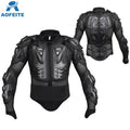 Men Women Windproof Leather Motorcycle Body Bikers Safety Jacket Motocross Protection Jacket