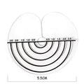 Keratin & Plastic Pre-Bonded U Tip Hair Extension Tools 50pcs Heat Glue Shield Protector with Scale Hair Extension Tools