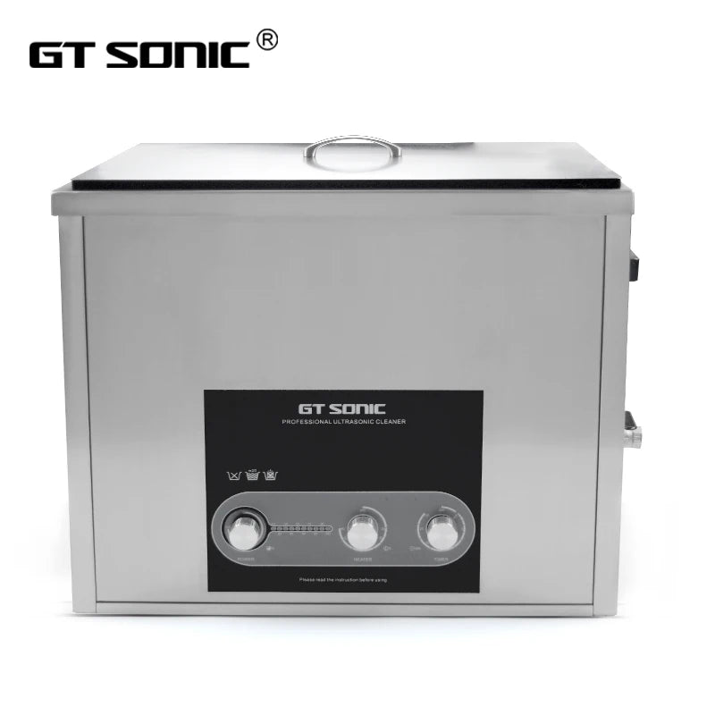 GT SONIC Electric New Industrial Ultrasonic Cleaner Adjustable Power 36L Tank Dual Voltage 28KHz/40KHz Hot Water Cleaning Spare