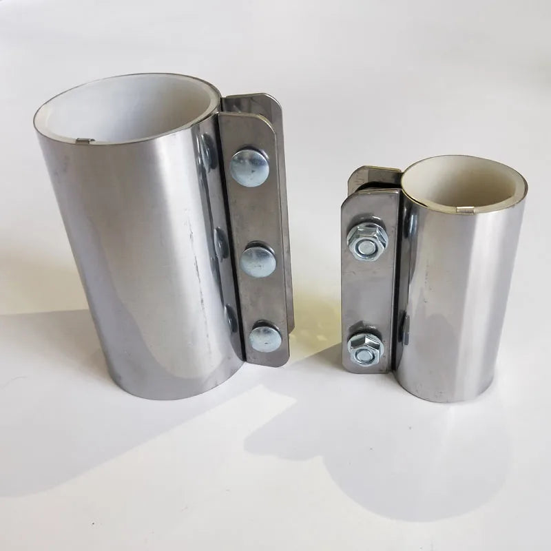 Stainless steel 304 pipe compression coupling with Neoprene gasket for vacuum conveying systems