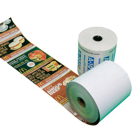 Free Sample 80mm 57mm Cash Register Paper Roll Coreless 56x40 Thermal Roll Paper 57mm X 40mm Thermal Paper Roll