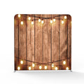 Custom Logo Dye Sublimation Eco-friendly Portable Aluminum Tube Tension Fabric 8x8 Backdrop Pillow Case Stand Trade Assurance