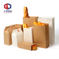 Wholesale Craft Paper Food Bag Food Grade Paper Bag for Bread Brown Kraft Paper Bread Bag