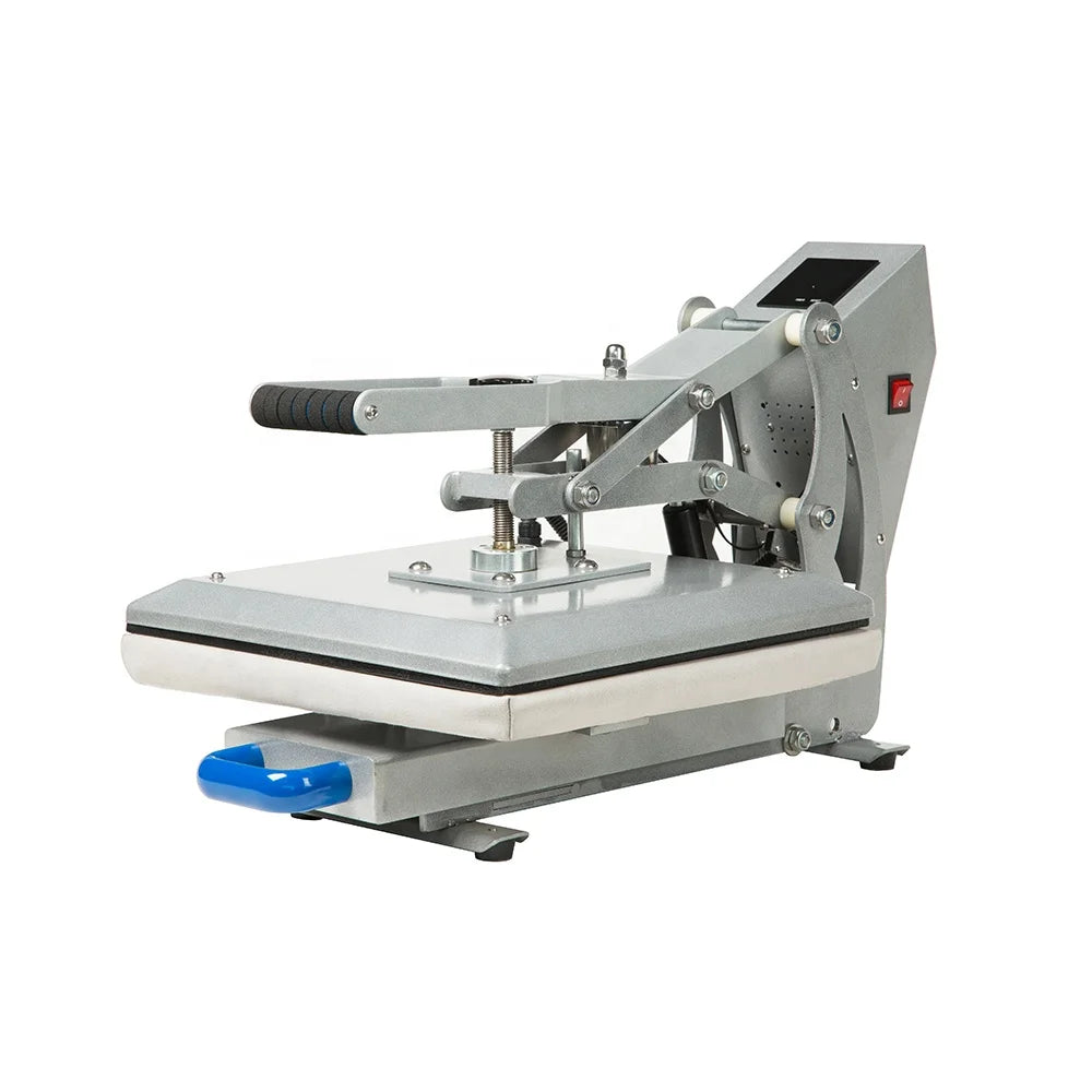 Semi-Automatic Electric Heat Press Machine for Garments Magnetic Heavy Duty Auto-Open Option New T-shirt Sublimation Working