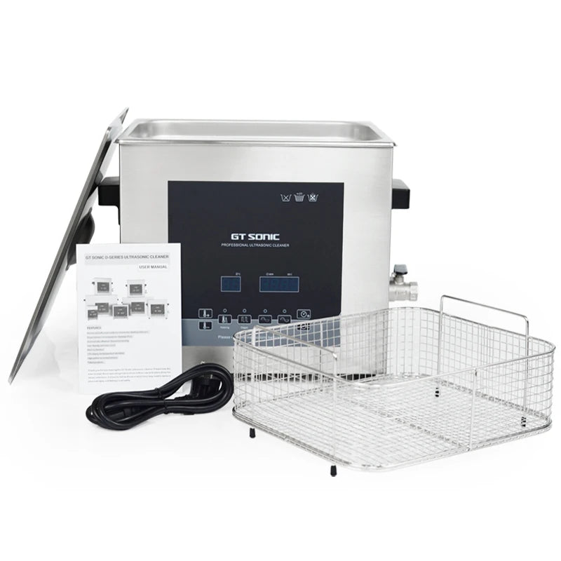 GT SONIC-D13 300W Electric Digital Pro Industrial Ultrasonic Cleaner 40kHz with Sterilization New Degreaser