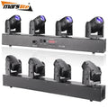 Cabeza Movil Led 4*10w Luces Roboticas Dj RGBW LED Beam Stage Moving Head Party Beam Lights