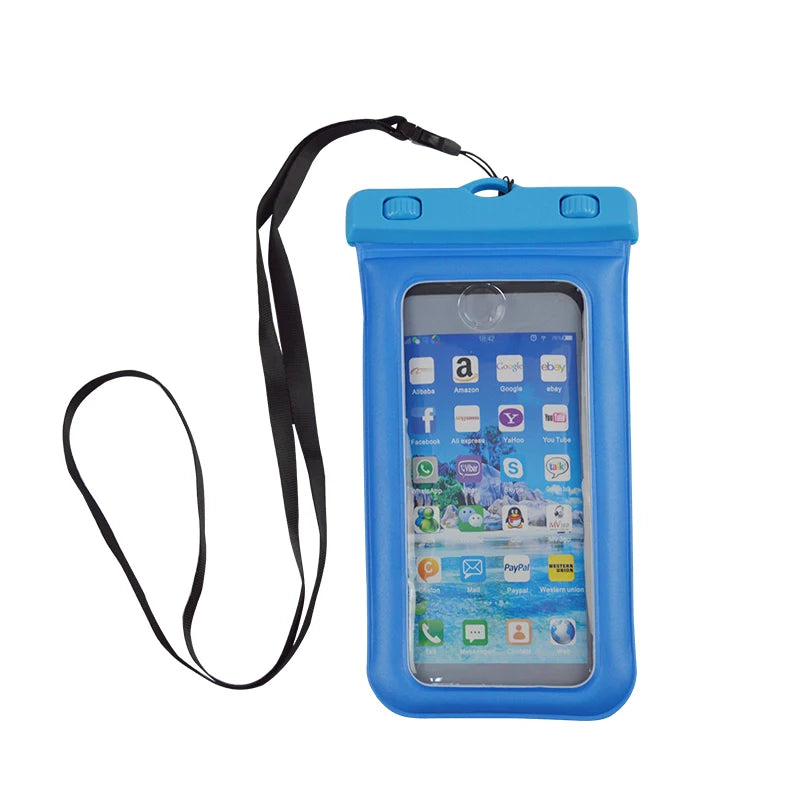 Waterproof Cell Phone Bags Dry Travelling Cellphone Pouch Outdoor Mobile Phone Plastic Swim Travel Waterproof Bag