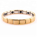 Scalar Energy Elastic Magnetic Germanium Stainless Steel Trendy Chain & Link Bracelet for Best Friend Anniversary
