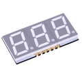 Ultra-Thin 0.39 Inch 3 Digit SMD 7 Segment Display White Color Surface Mount for Retail Store Advertising Indoor Application