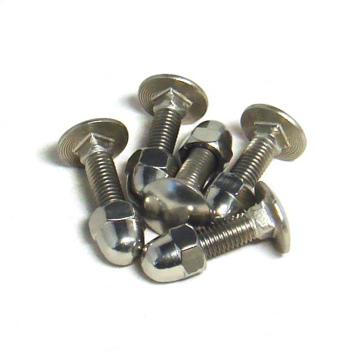 DIN 603 M6 M8 M10 Stainless Steel High Grade Plain Finish Class 10 UNC Thread Carriage Bolts & Nuts HXL Brand ISO9001 Certified
