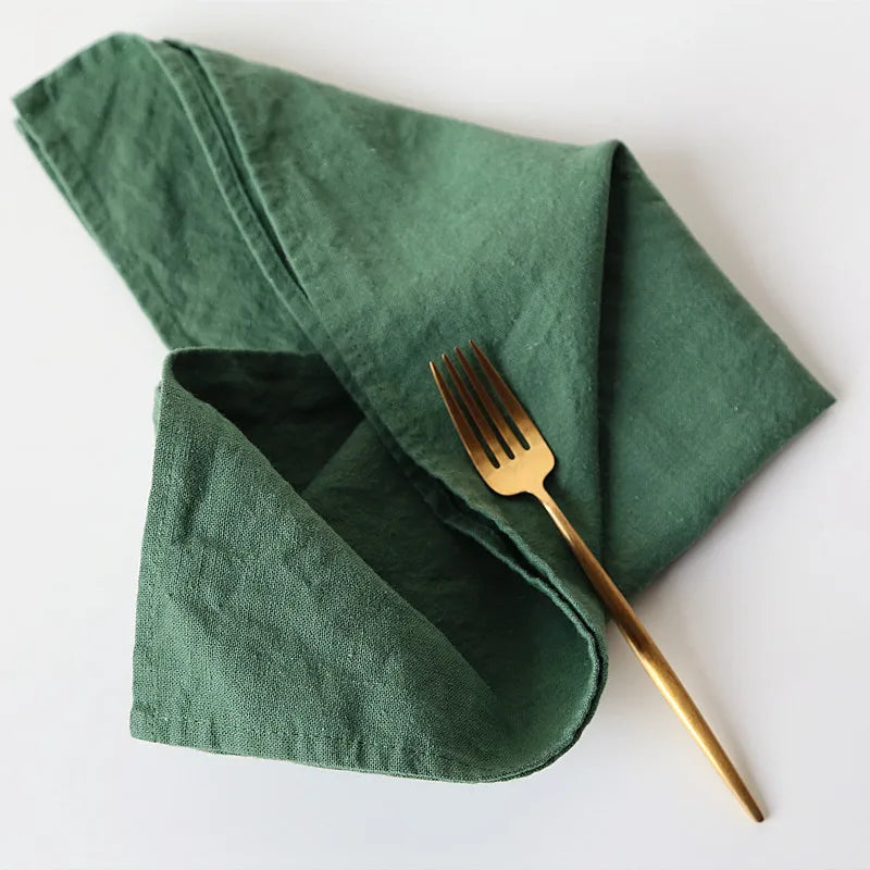 Vintage Washed 100% Linen/flax Placemat/ Table Napkin