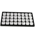 Popular clear Plastic Jewelry Gemstone Display Stand Hot Sale Gem Suspension Diamond Storage Display showcase