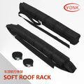 Yonk Surf Board Rack Soft Pad Carrier Rack 600D Oxford Black High Load Capacity 65-100kg for Automotive Cars & Trucks