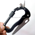 Outdoor Pocket Multifunctional Climbing Carabiner With Knife Screwdriver