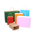 Custom Logo Recyclable Washable Kraft Paper Bag Luxury Cloth Like Paper Tote Bag for Clothing Packaging