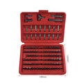Set of 100pcs Hex Shank Screwdriver Bits Power Screwdrivers Connecting Rods PH2# 45# Steel Metric Phillips Torx Slotted Bit