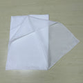 Hand Roll Hem 8mm White Habotai Silk Scarf Long Pure White Silk Tudung Scarf for Dyeing