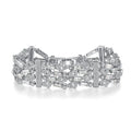 LUOTEEMI Luxury Zircon Stone Wedding Bracelet for Bridals a AA Cubic Zirconia Bracelets & Bangles
