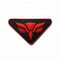 Hot Sale PinGlory High Quality Environmentally Friendly Triangle Eagle Owl Design PVC Patch Gift Souvenir in Stock