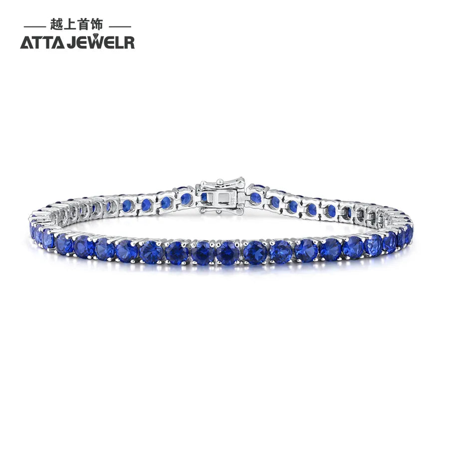Sterling Silver 925 Tennis Bracelet Fashion Design Silver Women Bracelets
