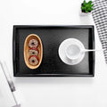 Wholesale Classical Handmade 30cm  Wood  Serving Tray With Handle