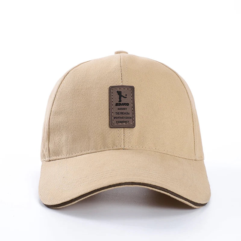 Wholesale Custom Fashion Autumn Cotton Leisure Outdoor Sports Men Baseball Cap