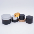 5g 10g 15g 20g 30g 50g 100g Glass Cosmetic Jar with Bamboo Lid