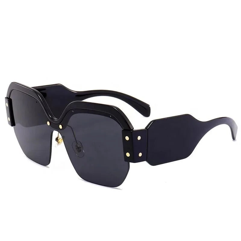 2019 Trending Big Frame Colors Oversize PC Frame AC Lenses Fashion Sunglasses