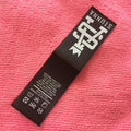 Silk Screen Printing Loop Fold Satin Labelbrand logo Black Satin Printing Label