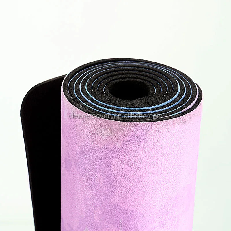 Eco One Non slip Yoga Mat OEM Biodegradable Black Yoga Mat Custom Print
