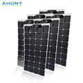 120w Ultra Lightweight 12V 18V ETFE Semi Flexible Solar Panelfor Rv Roof Camper Trailer Motorhome Golf Car