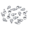 Size16mm 17mm 19mm Wholesale Chain Finding Stainless Steel Lobster Clasps for DIY Jewelry LXK001-2