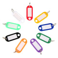 Wholesale Plastic Key Tags with Split Ring for Key Chain Cheap ID Labels & Item Identifier for Camping & Hiking