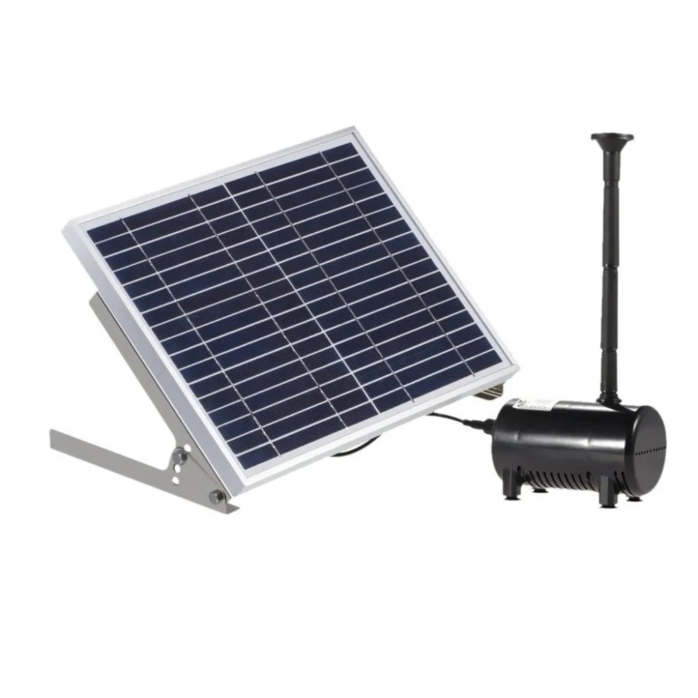 10W DC Brushless Solar Water Pump for Pool Bird Bath Fountain & Pond Aeration-1000L/h Flow 150cm Spraying Height