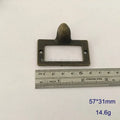 High Quality Metal Label Holder Label Holder Office File Drawer Tag Strips Frame Card Holder