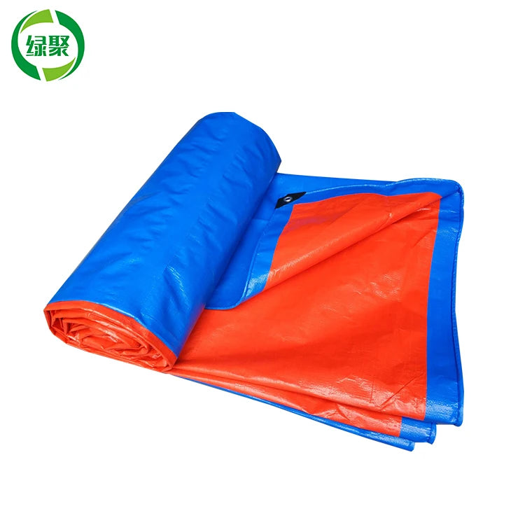 12x26ft 4x8m Hdpe Tarpaulin Hot Sale PE Coated Fabric Tarpaulin